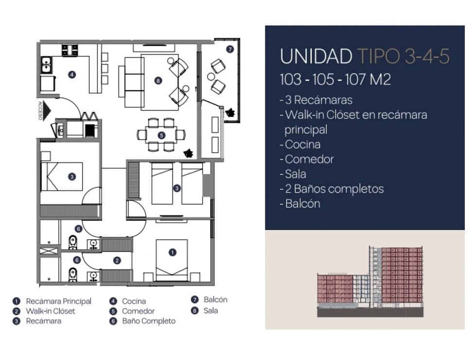 departamento venta San Nicolas 3 recámaras - 1