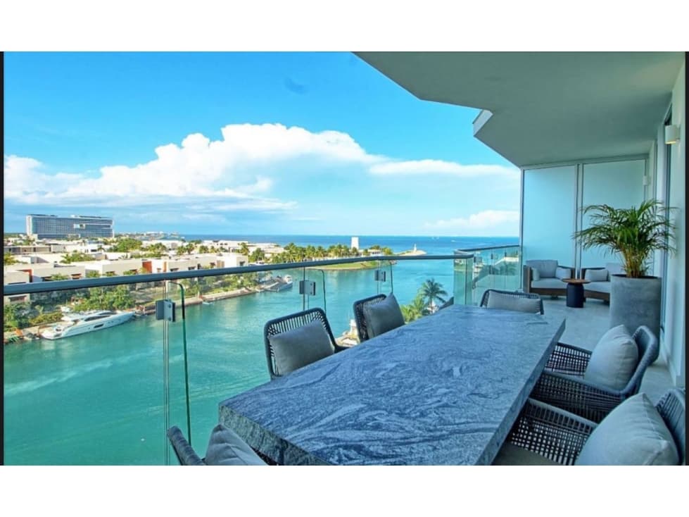 Exclusivo Departamento en Renta en SLS Puerto Cancún - 1