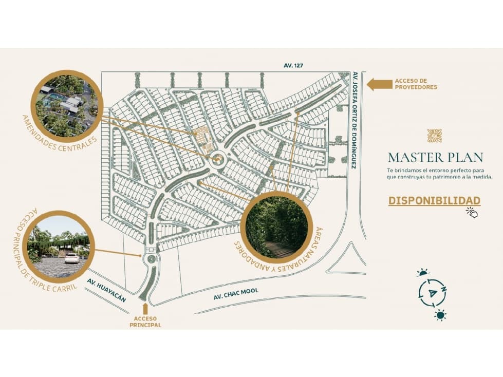 Terrenos Residenciales en venta sobre la Avenida Huayacán - Cancún - 1