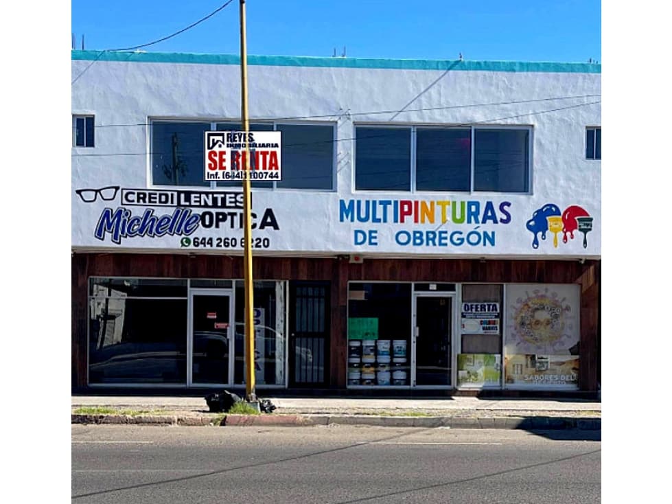 SE RENTA LOCAL ZONA CENTRO C.NOREELECION EN CD. OBREGON SONORA - 1