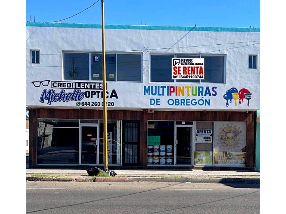 SE RENTA LOCAL ZONA CENTRO C.NOREELECION EN CD. OBREGON SONORA - 1