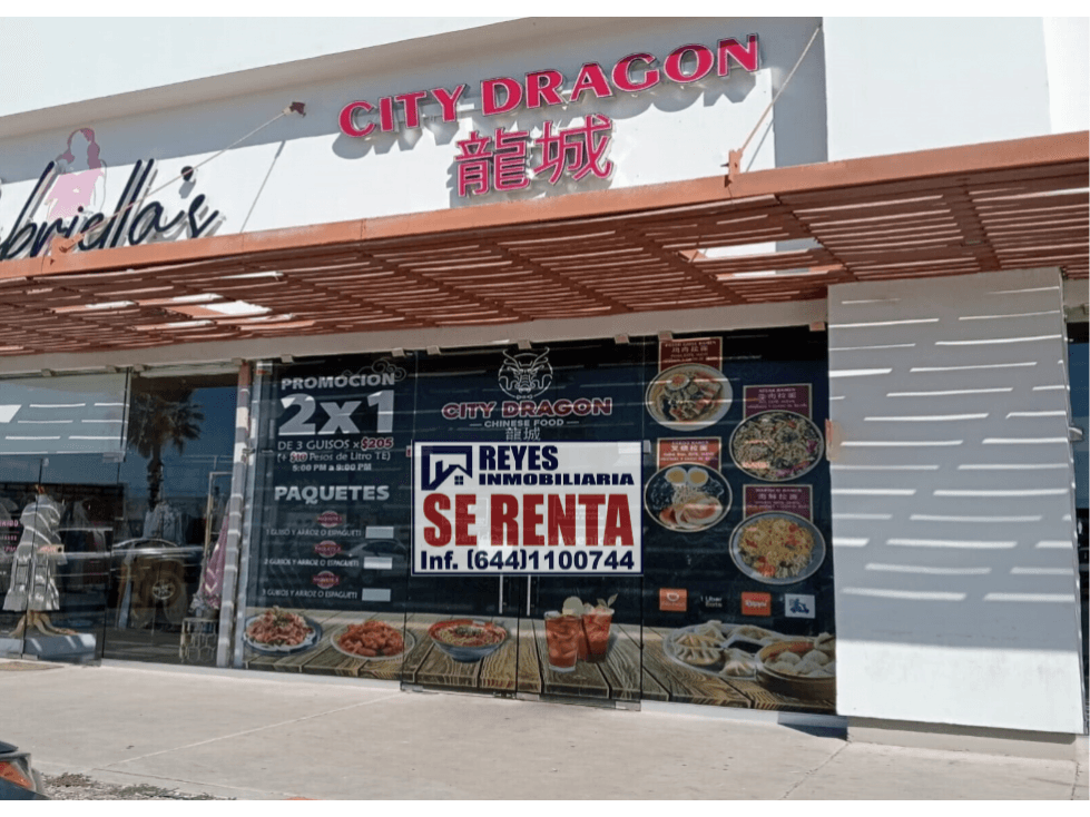 SE RENTA LOCAL PLAZA PUERTA OBREGON AL NORTE DE CD.OBREGON SONORA - 1