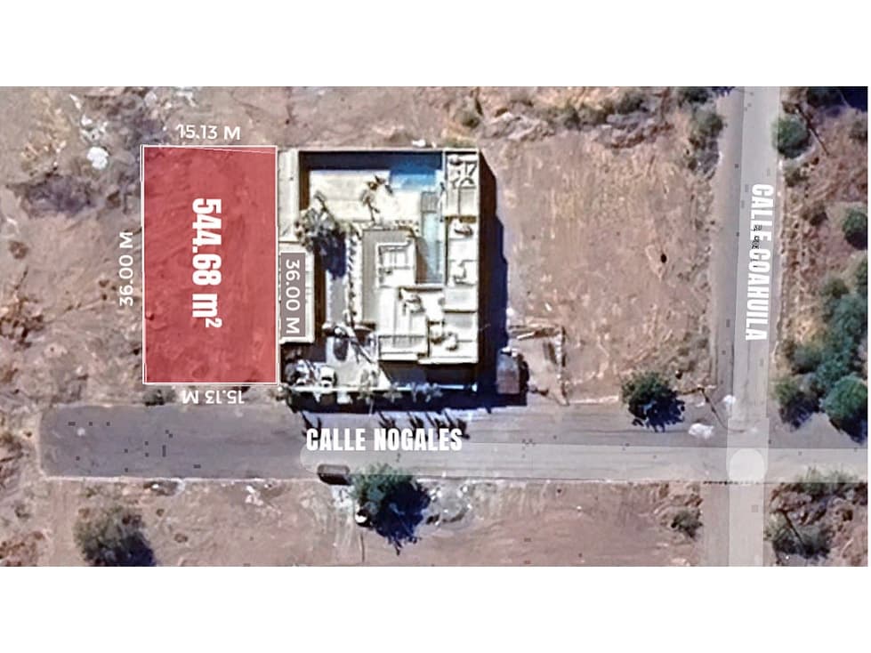 SE VENDE TERRENO C. NOGALES ZONA RESIDENCIAL NORTE EN CD. OBREGÓN. - 1