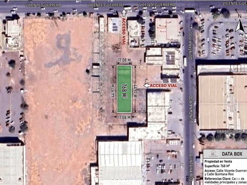 SE VENDE TERRENO AL COSTADO PLAZA TUTULI EN CIUDAD OBREGON SONORA - 1