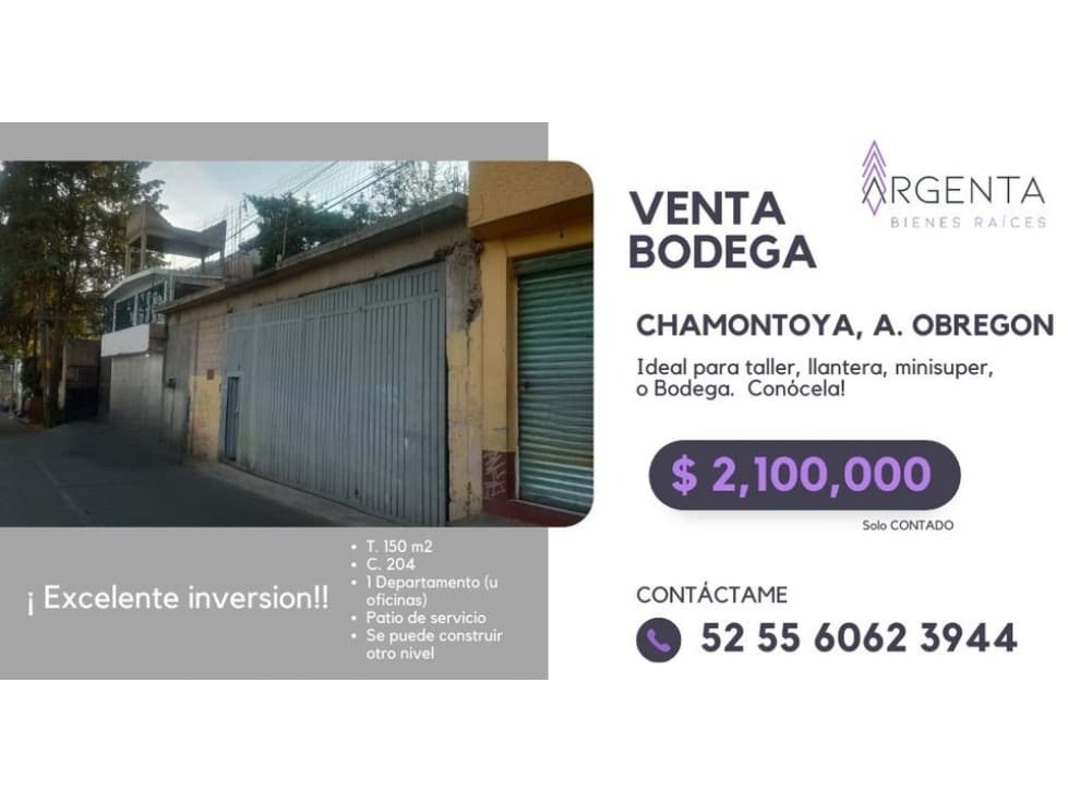 BODEGA (TERRENO CON BODEGA Y DEPARTAMENTO) - 1
