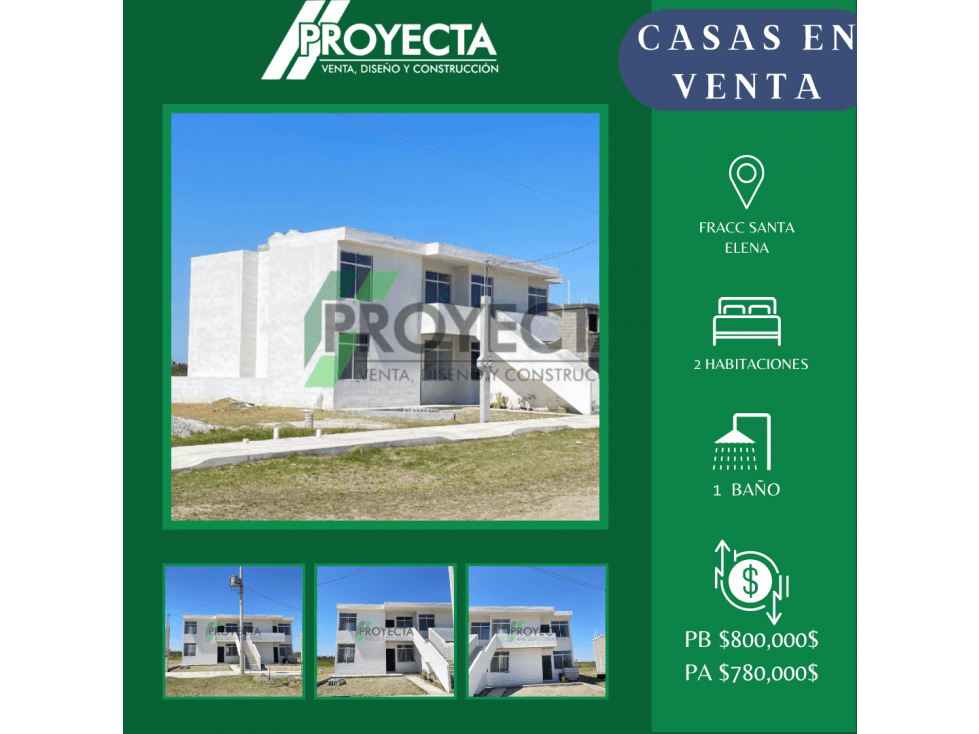 HERMOSOS DEPARTAMENTOS CUADRUPLEX FRACC SANTA ELENA - 1