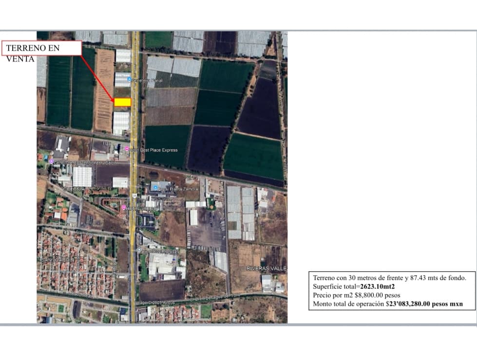 Venta de Terreno al Norte de Zamora - 1
