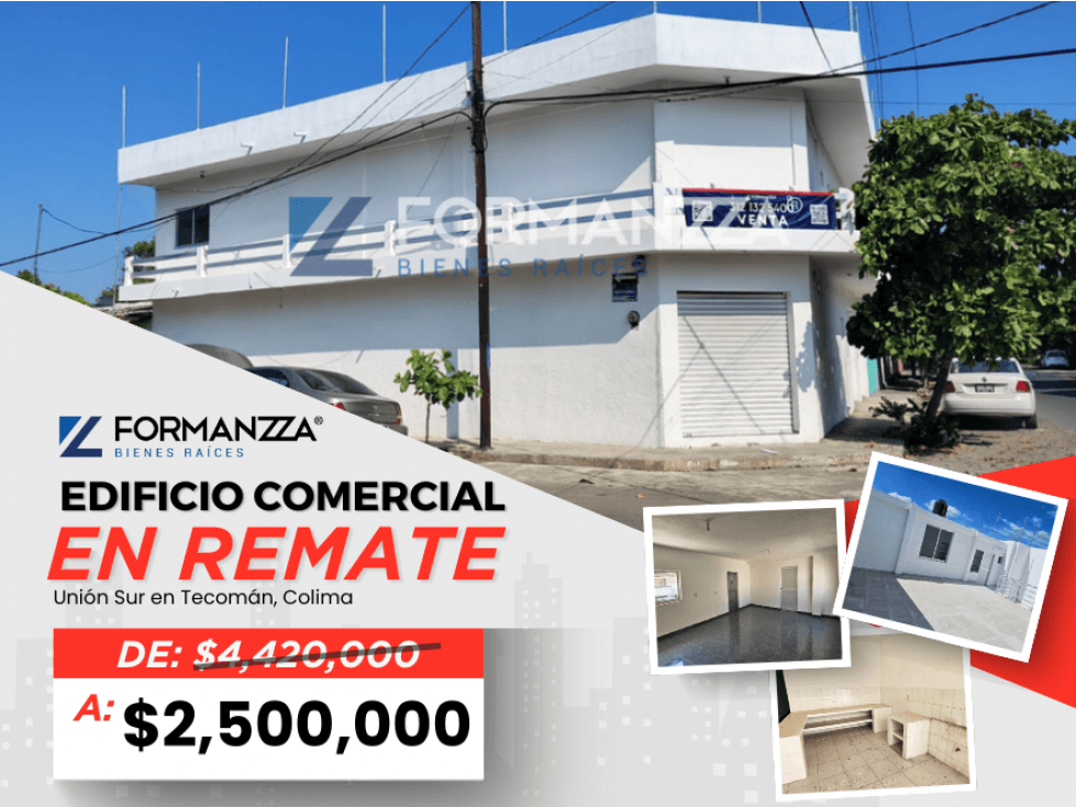 Edificio Comercial en Venta en Unión Sur en Tecomán, Colima - 1