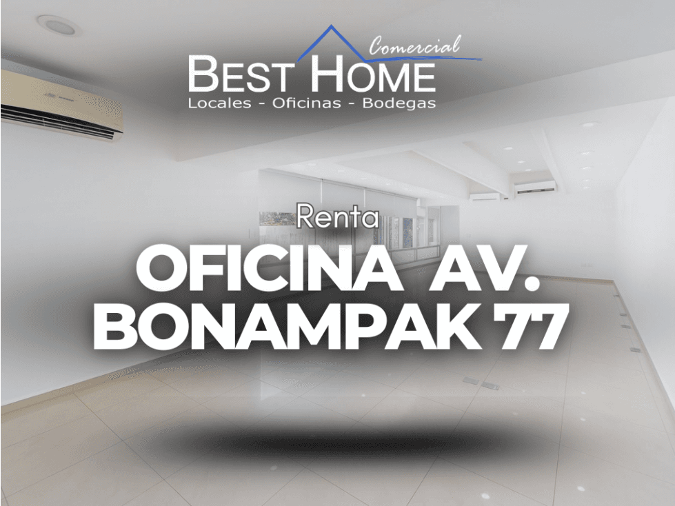 Oficina de90 m2 en renta en Av. Bonampak 77 Cancún Q. Roo - 1