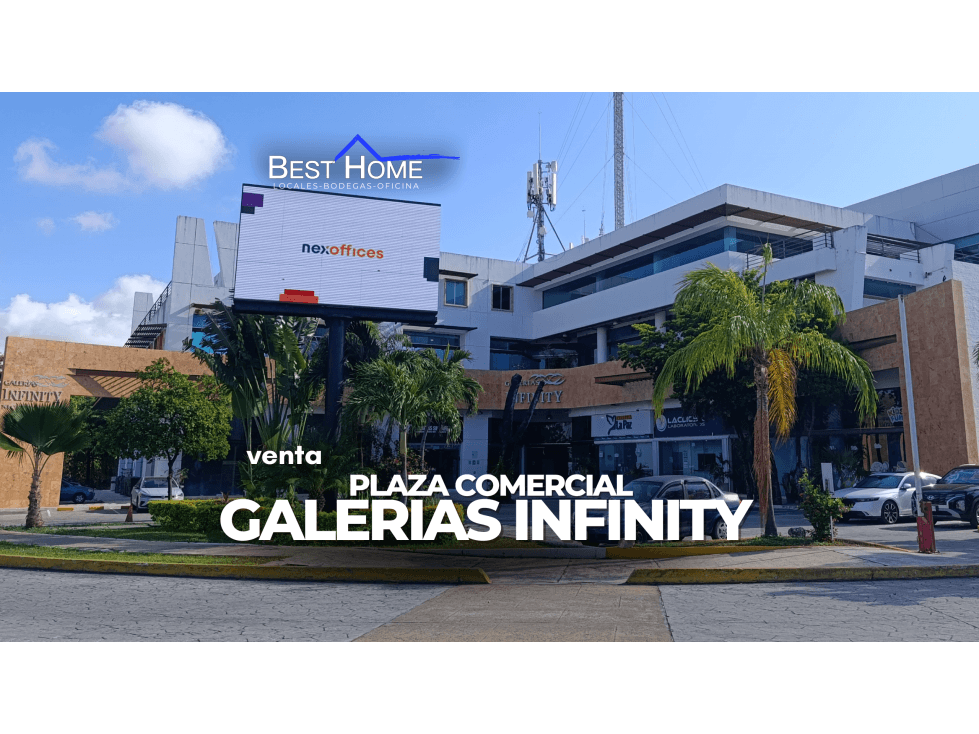 Plaza comercial en venta en av. Nichupte cancún - 1