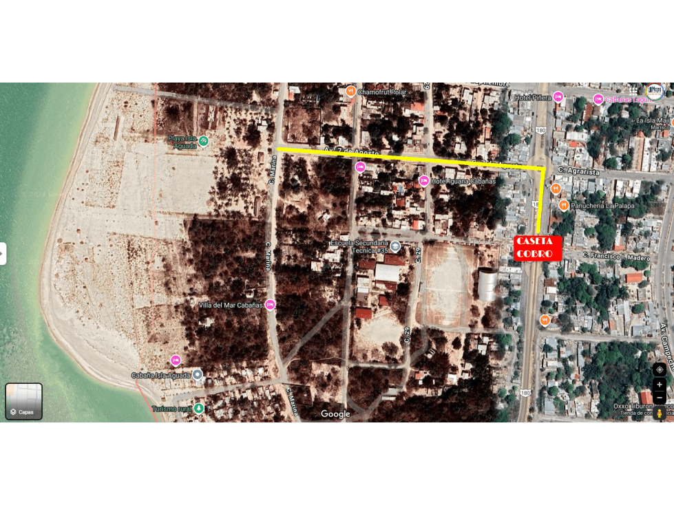 Isla Aguada Cd. del Carmen Terreno en Remate cerca de Playa 236.84 M2 - 1