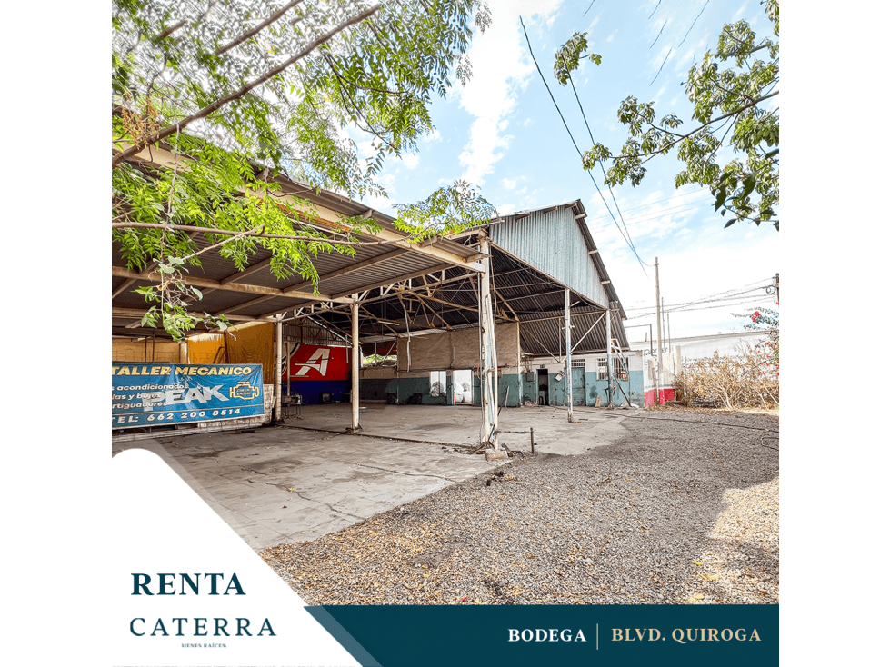 RENTA Bodega y Local Blvd. Quiroga - 1