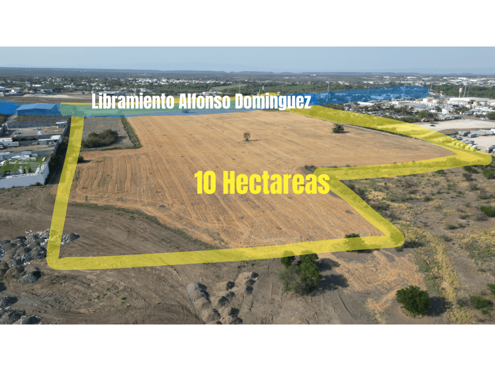 Lote de 10 hectareas acceso desde carretera , plano limpio - 1