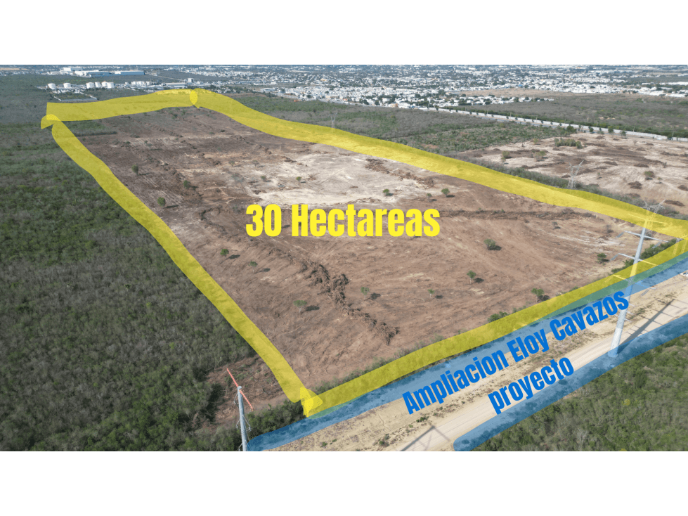 30 Hectareas en proyecto ampliacion eloy cavazos, en cadereyta. - 1