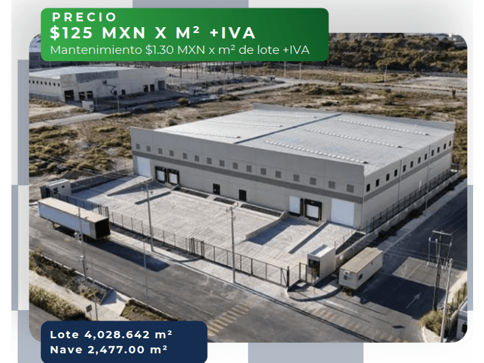 Nave industrial en renta Parque Industrial Martel III, Santa Catarina - 1