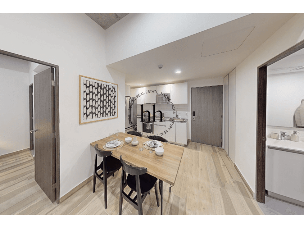Departamento en renta Nomad Riviera en el Centro de Monterrey N.L. - 1