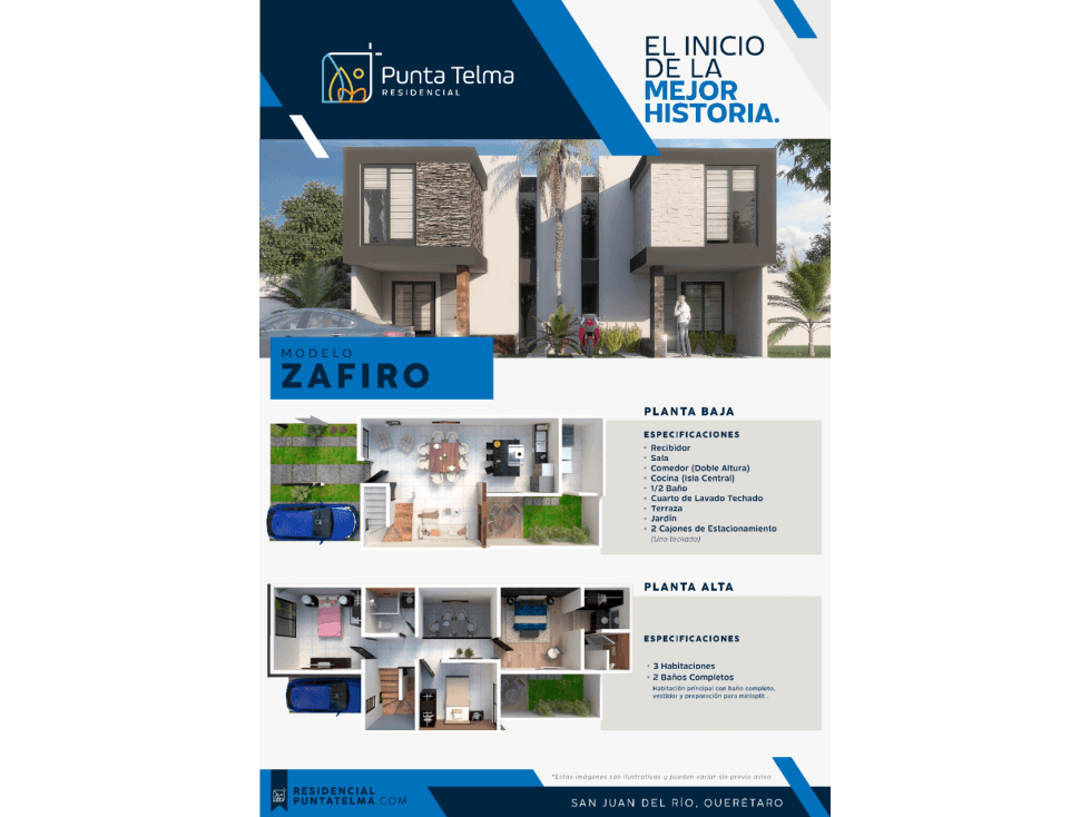 Casa en Venta Modelo Zafiro en Residencial Punta Telma - 1