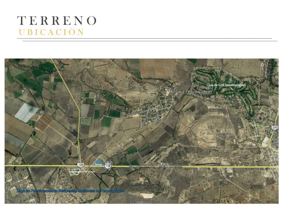 SE VENDE TERRENO SOBRE CARRETERA 120 A TEQUISQUIAPAN, QRO. - 1