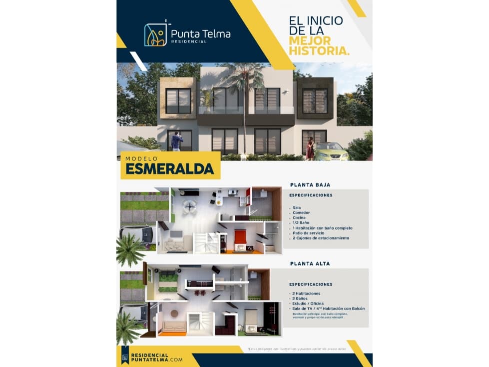 Se Vende Modelo Esmeralda en Residencial Punta Telma - 1