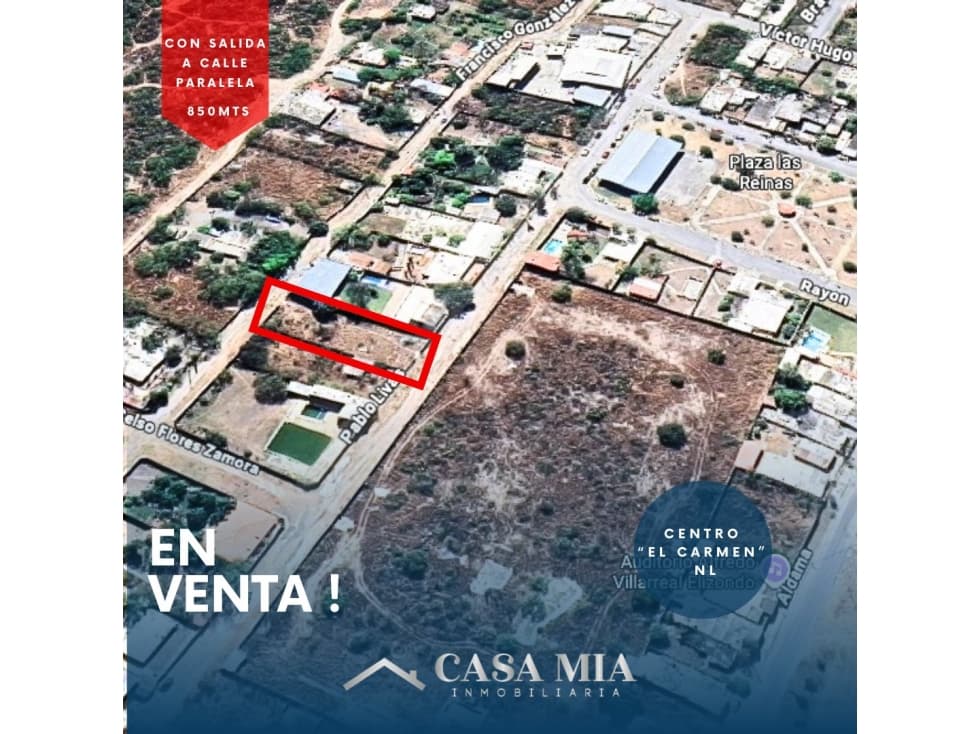 Terreno en Venta en Colonia Centro, El Carmen, N.L. - 1