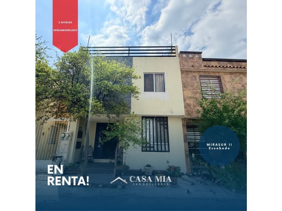 Casa en Renta es Mirasur II, Escobedo, N.L. - 1