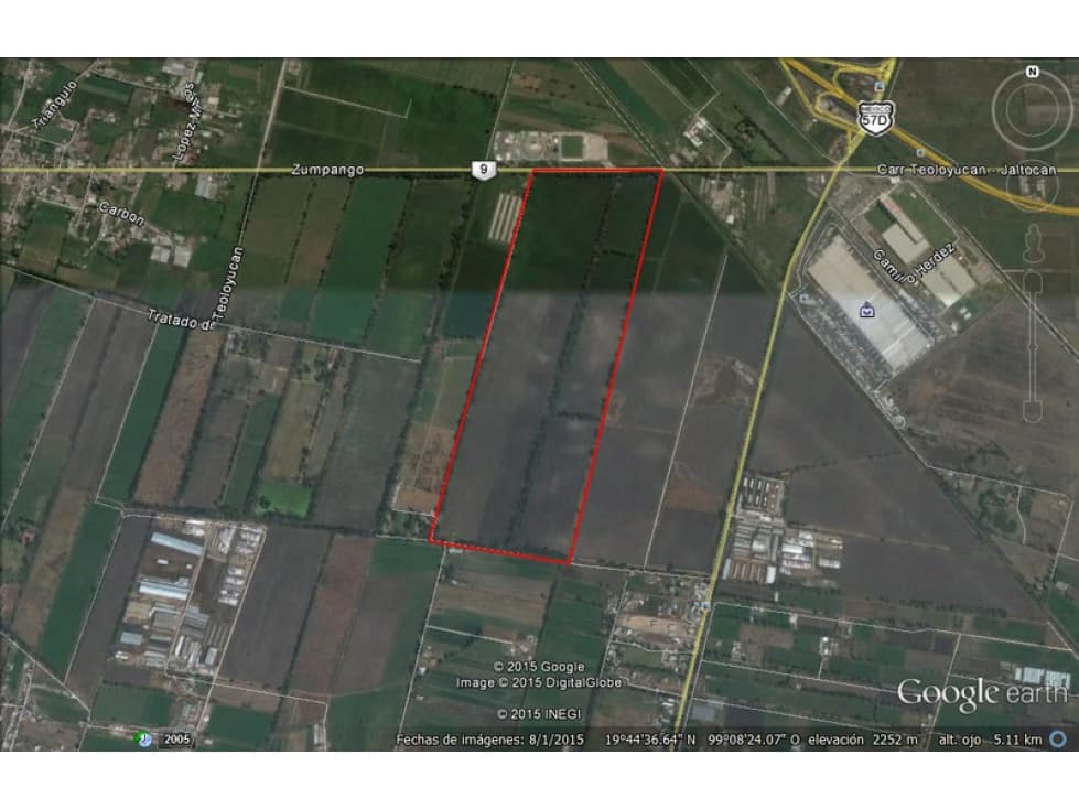 Terreno Industrial En Venta En Teoloyucan - 1