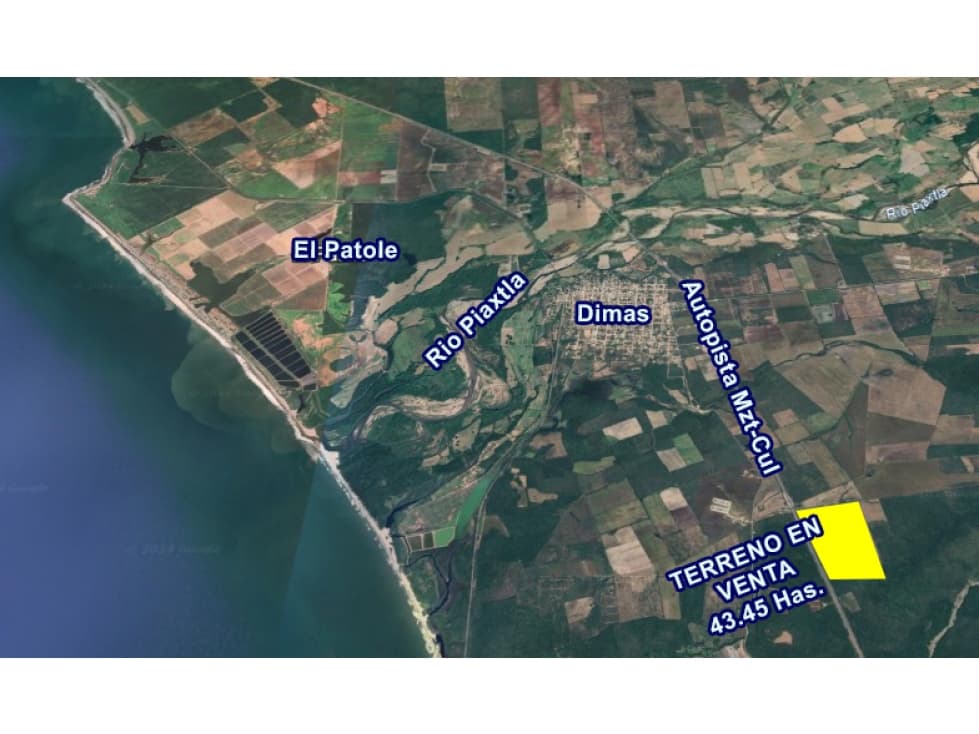 TERRENO EN VENTA EN DIMAS EL PATOLE, AUTOPISTA MAZATLAN CULIACAN - 1