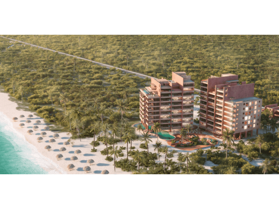 DEPARTAMENTOS EN VENTA FRENTE A LA PLAYA YUCATAN MEXICO - 1
