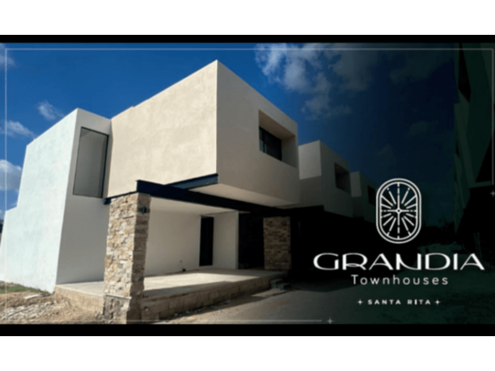 VENTA Y RENTA DE TOWNHOUSES GRANDIA EN SANTA RITA CHOLUL - 1
