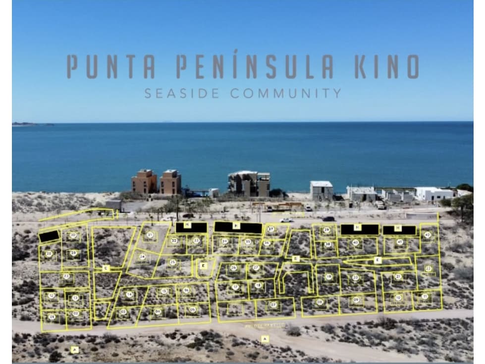 Lotes residenciales en la playa de Bahia de Kino Sonora - 1