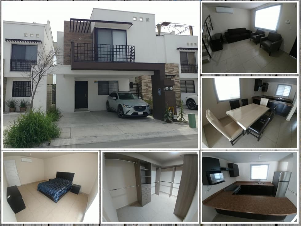 ALTABRISA Casa en Renta AMUEBLADA en Apodaca MZC - 1