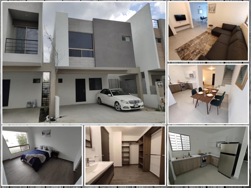 SAN FRANCISCO Casa en Renta AMUEBLADA en Apodaca MZC - 1