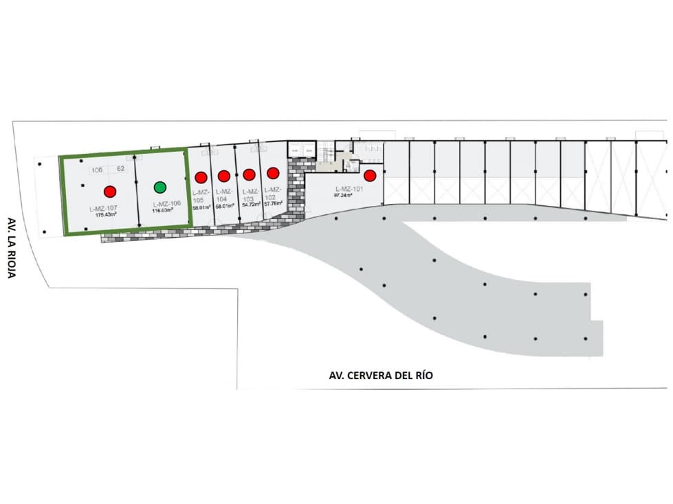 LOCAL EN VENTA NIVEL MEZZANINE PLAZA COMERCIAL ZONA LA RIOJA hz - 1