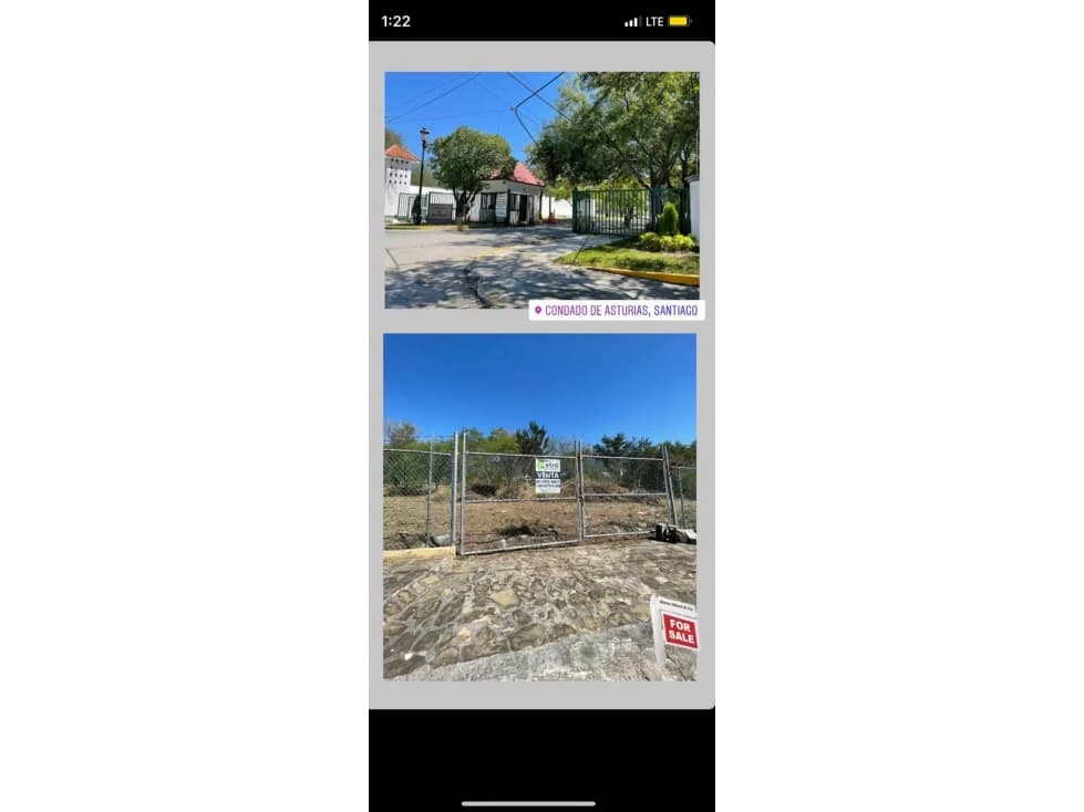 TERRENO EN VENTA EN SANTIAGO, NL. EDA - 1
