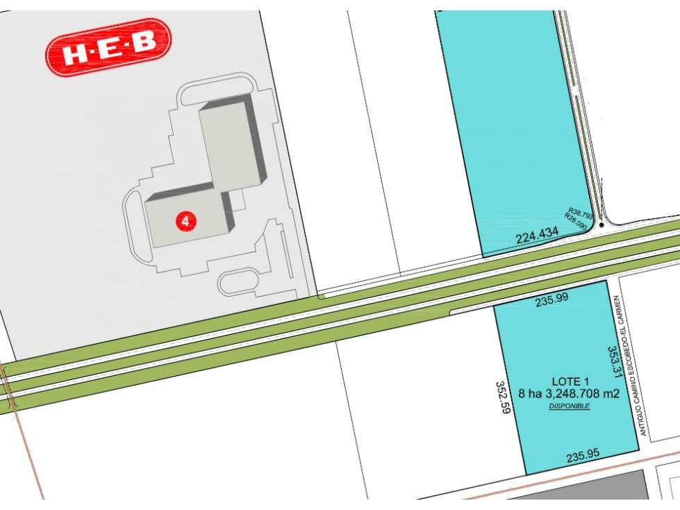 Terreno en Venta Industrial Periférico Escobedo HZ - 1