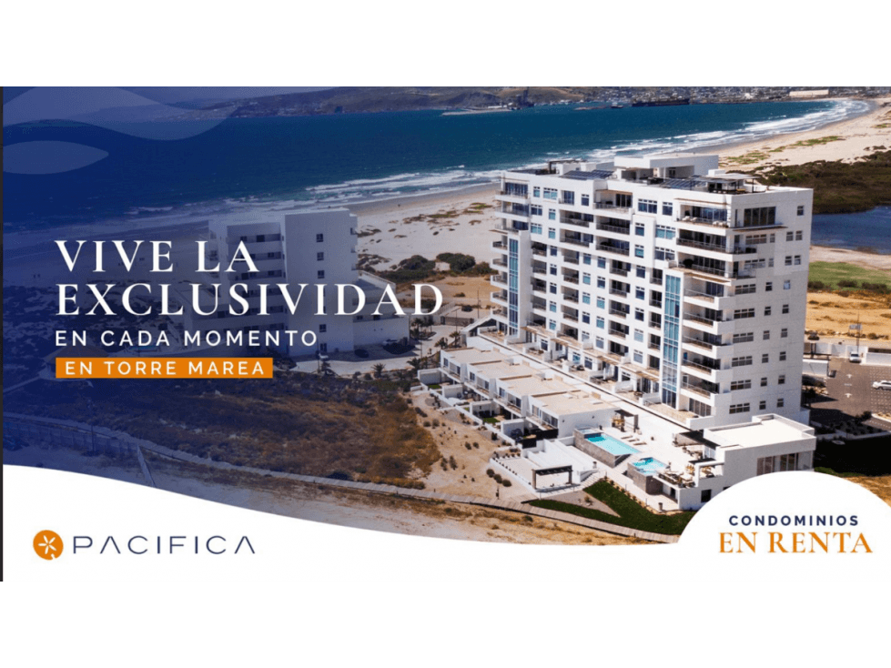 RENTA CONDOMINIO 801 TORRE MAREA EN VILLAS Y PRIVADAS PACIFICA - 1