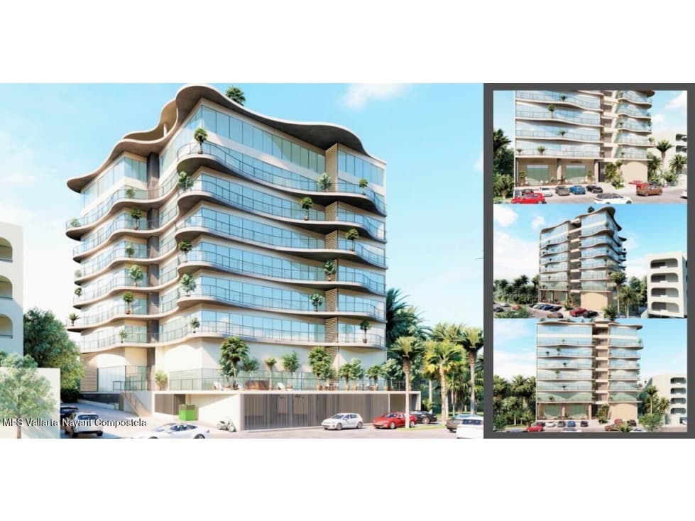 DEPTOS EN PREVENTA EN LAS OLAS PLAYA LOS PICOS 355 BUCERIAS DESDE - 1