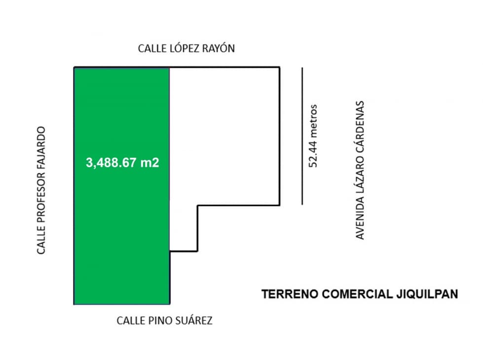 Terreno comercial en venta en Jiquilpan, Michoacán. - 1