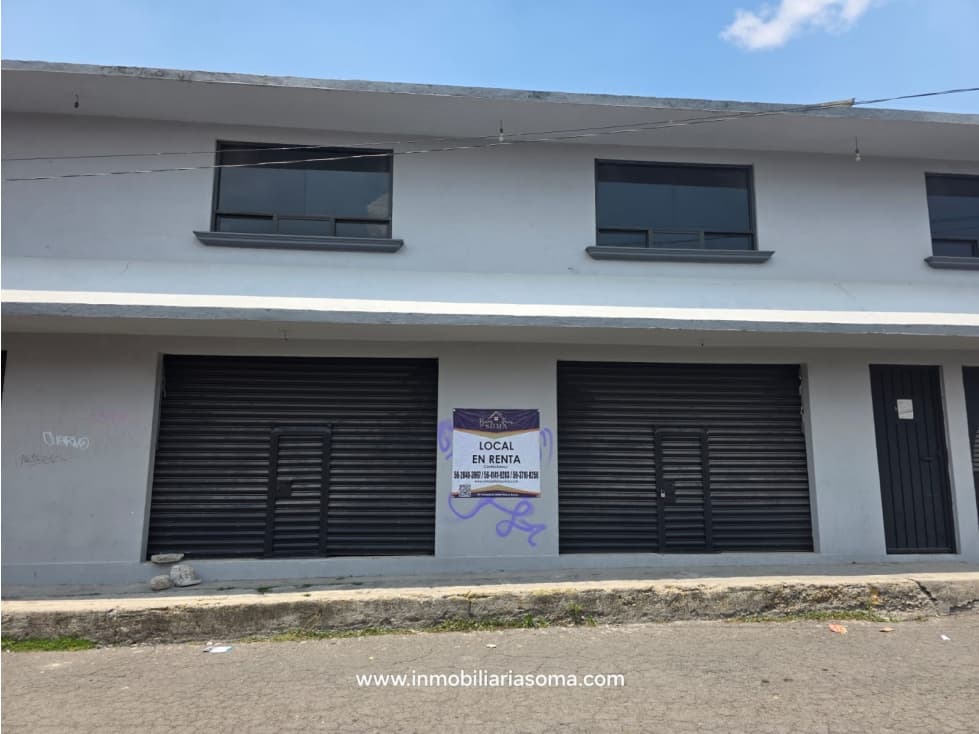 LOCAL EN RENTA COLONIA HIDALGO CALLE ABASOLO NICOLAS ROMERO - 1