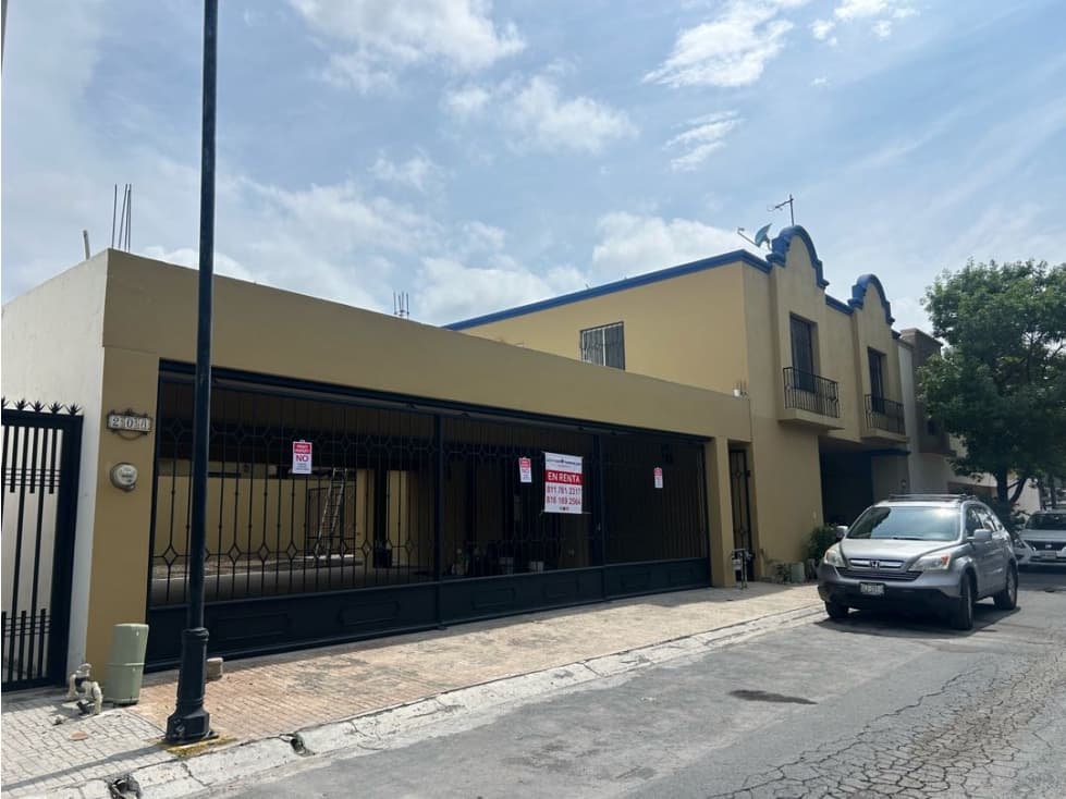 Casa en Renta con Excedente Fracc. Hacienda las Fuentes San Nicolás - 1