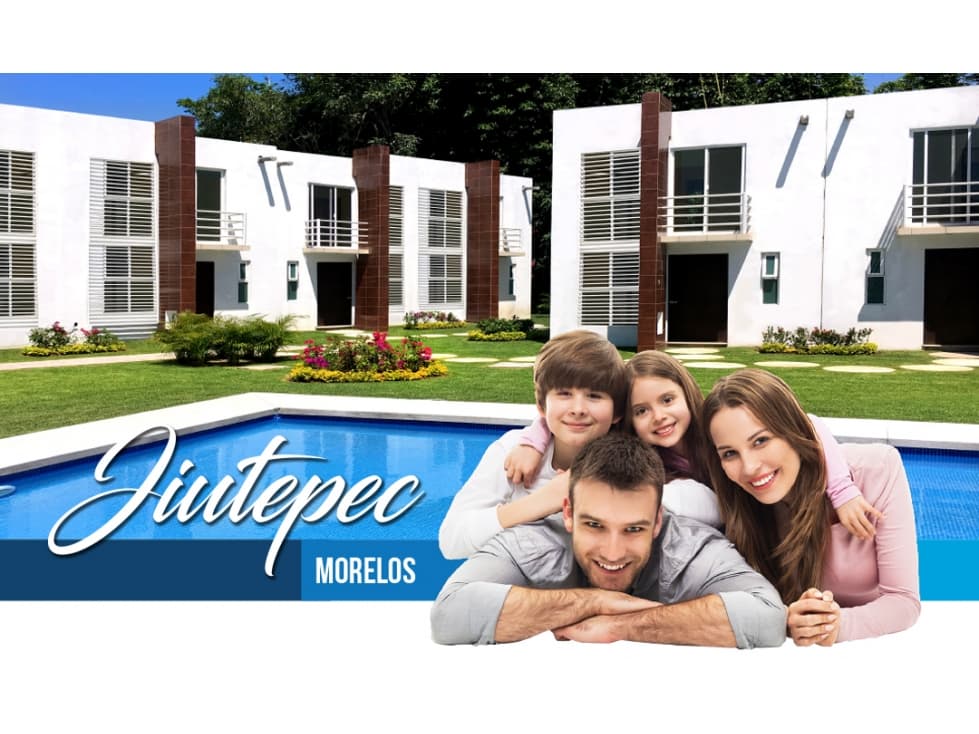 VENTA DE CASA EN CONDOMINIO CON ALBERCA (SAN ISIDRO,JIUTEPEC MOR.) - 1