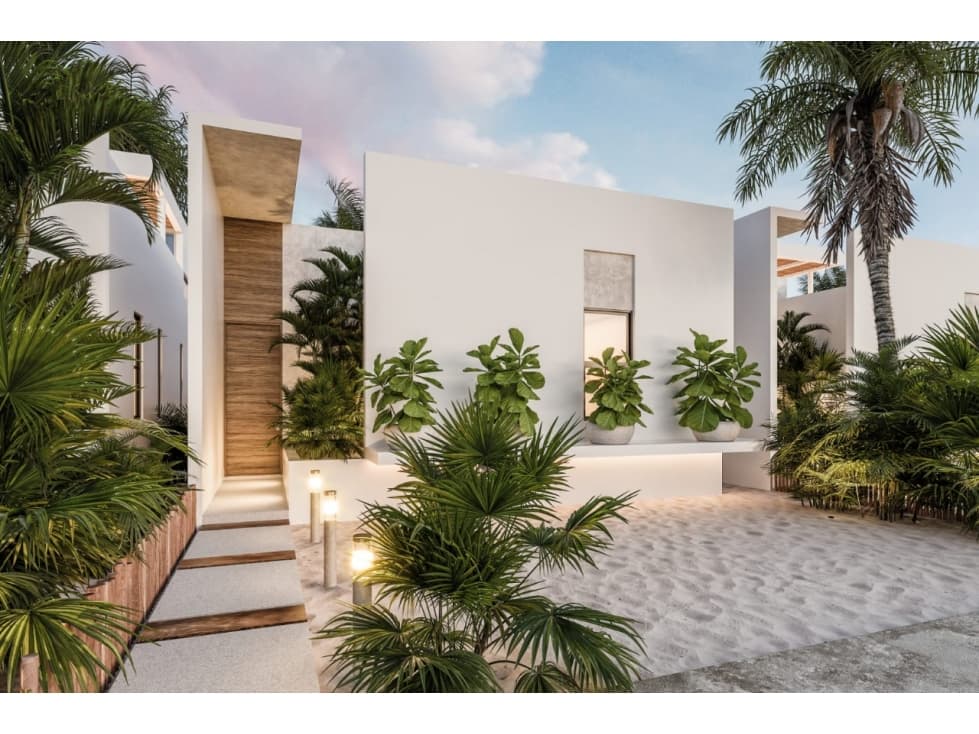 CASAS MODELO AQUA EN PUERTO PALMERAS, CHELEM - 1