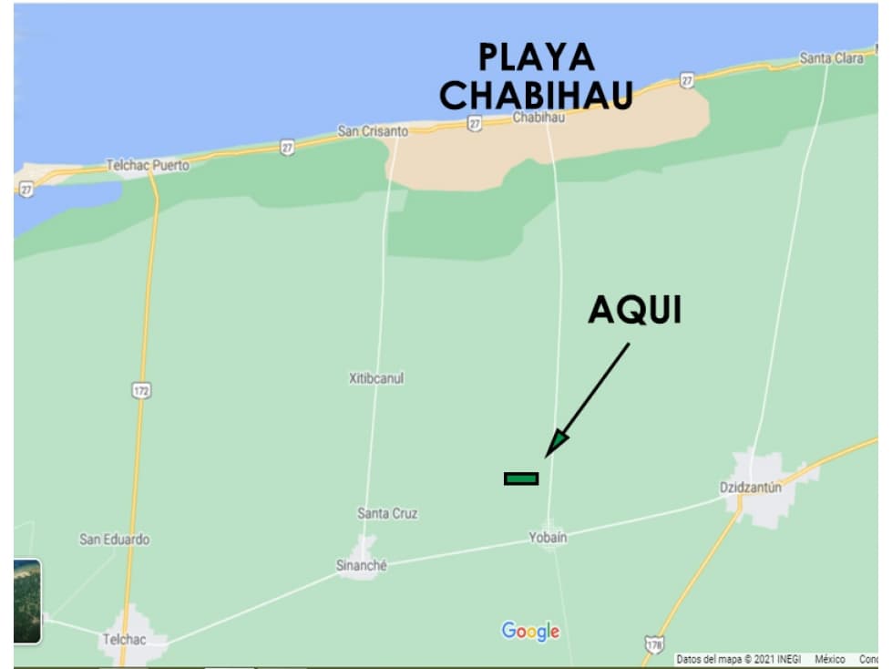 VENTA DE RANCHO 10 HECTAREAS CON ELECTRICIDAD, YOBAIN YUCATAN - 1