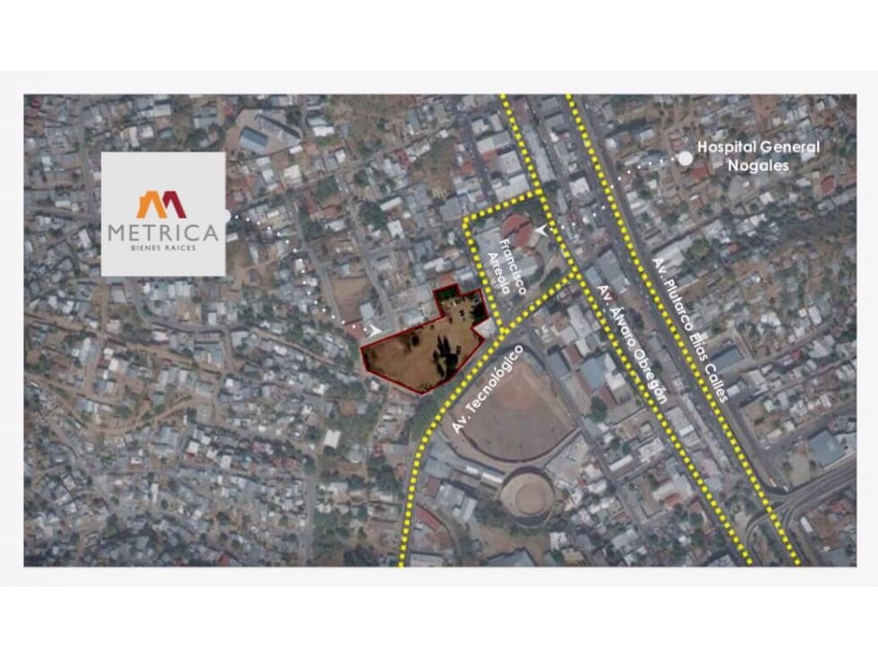 Terreno de uso mixto de 10000 m2 en el centro Nogales Sonora - 1