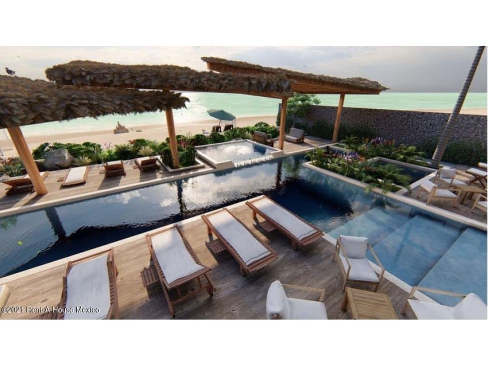 Departamento en Venta en La Playa Costa Esmeralda Yucatan GY. 22-224 - 1