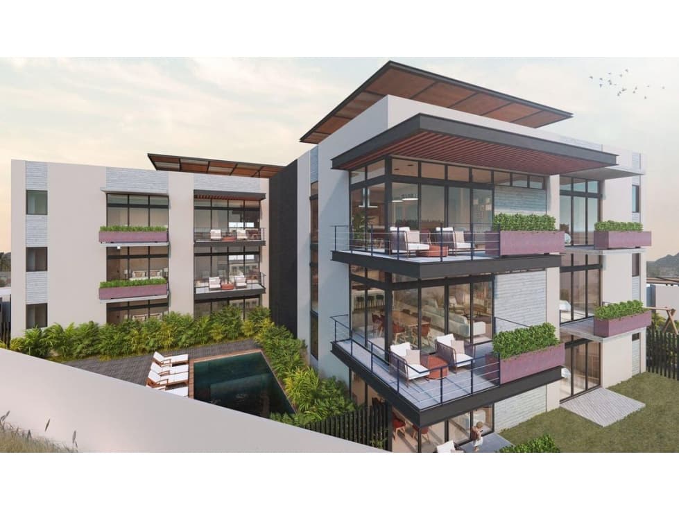 Condo 3 recámaras en venta en El Tezal, alberca, rooftop 1A Kaikoura - 1