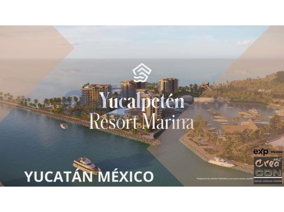 YUCALPETÉN RESORT MARINA YUCATÁN MÉXICO DEPARTAMENTOS EN LA COSTA - 1