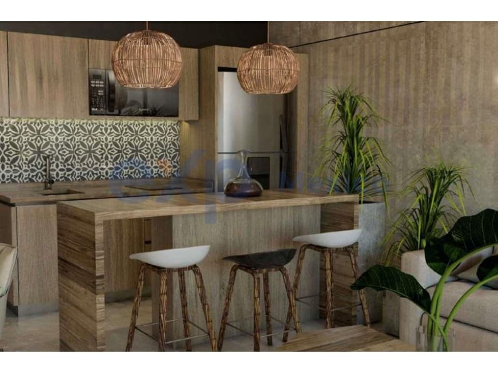 Penthouse en venta de 1 recamara en Tulum a 5 min de zona - 1