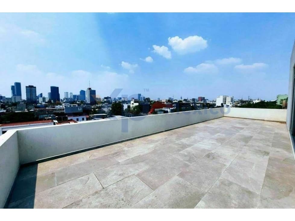 Penthouse 3 Habs. en venta en La Roma Norte - 1