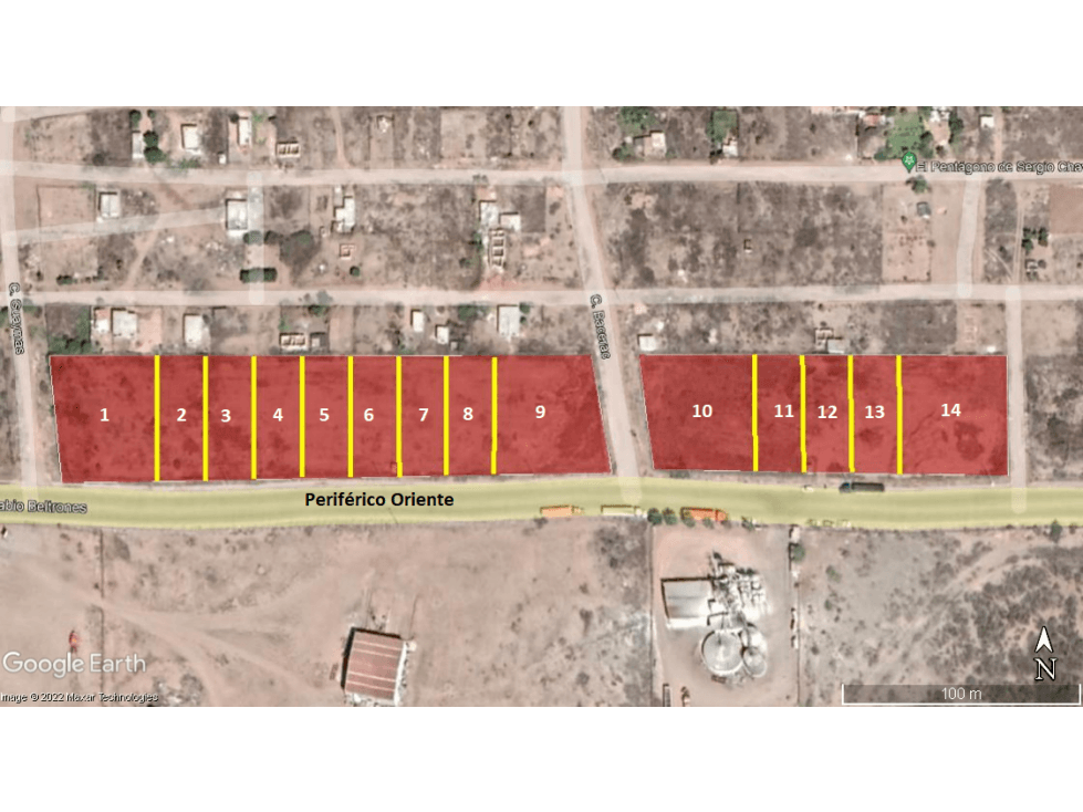 SE VENDEN TERRENOS EN EL PERIFERICO ORIENTE EN NAVOJOA - 1